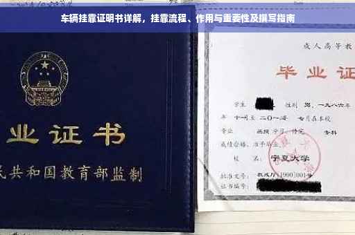 车辆挂靠证明书详解，挂靠流程、作用与重要性及撰写指南