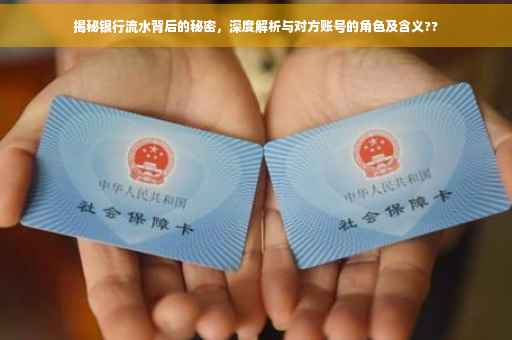 揭秘银行流水背后的秘密，深度解析与对方账号的角色及含义??