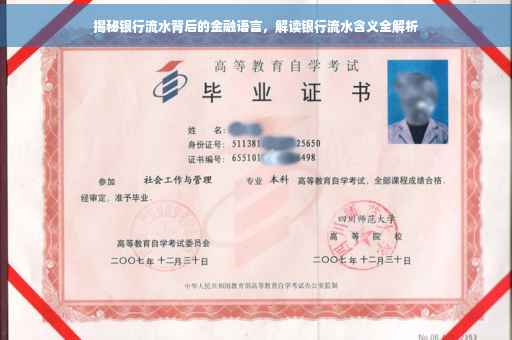 揭秘银行流水背后的金融语言，解读银行流水含义全解析