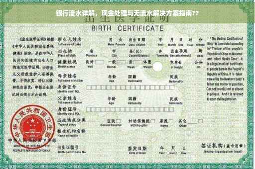银行流水详解，现金处理与无流水解决方案指南??