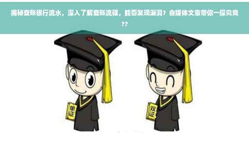 揭秘查账银行流水，深入了解查账流程，能否发现漏洞？自媒体文章带你一探究竟??