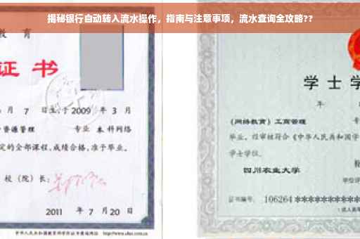 揭秘银行自动转入流水操作，指南与注意事项，流水查询全攻略??