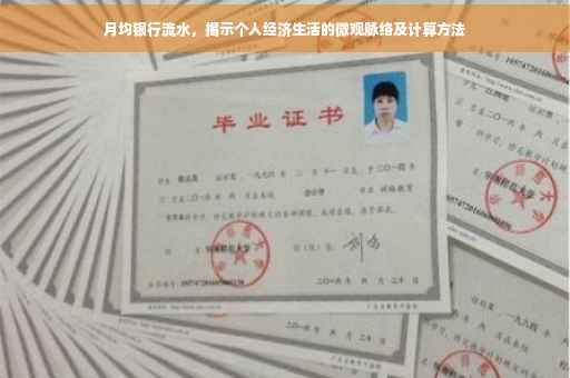 月均银行流水，揭示个人经济生活的微观脉络及计算方法