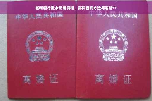 揭秘银行流水记录真相，真假查询方法与解析??