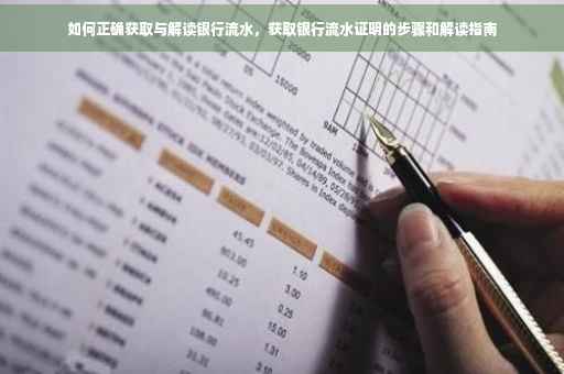 如何正确获取与解读银行流水，获取银行流水证明的步骤和解读指南