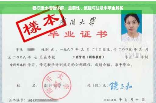 银行流水核验详解，重要性、流程与注意事项全解析