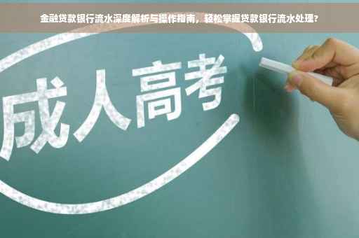 金融贷款银行流水深度解析与操作指南，轻松掌握贷款银行流水处理?