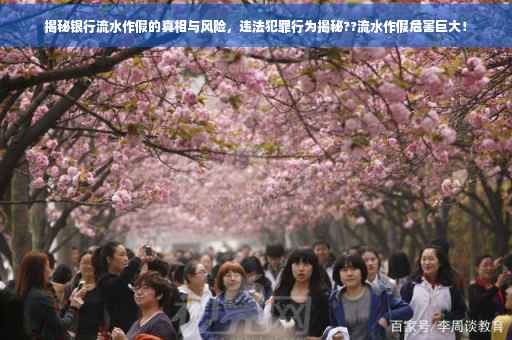 揭秘银行流水作假的真相与风险，违法犯罪行为揭秘??流水作假危害巨大！