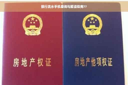 银行流水手机查询与解读指南??