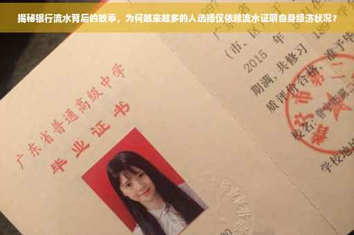 揭秘银行流水背后的故事，为何越来越多的人选择仅依赖流水证明自身经济状况？