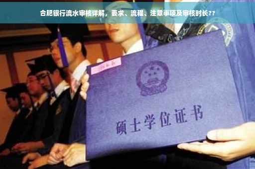 合肥银行流水审核详解，要求、流程、注意事项及审核时长??