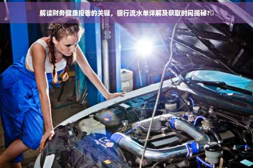 解读财务健康报告的关键，银行流水单详解及获取时间揭秘?✨