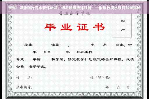 警惕！盗版银行流水软件泛滥，切勿触碰法律红线——假银行流水软件危害揭秘