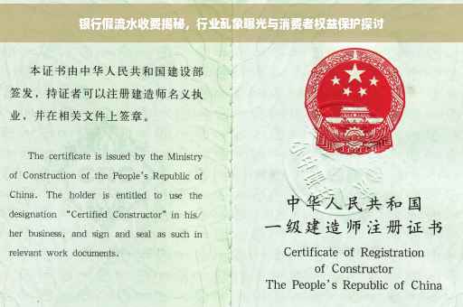 银行假流水收费揭秘，行业乱象曝光与消费者权益保护探讨
