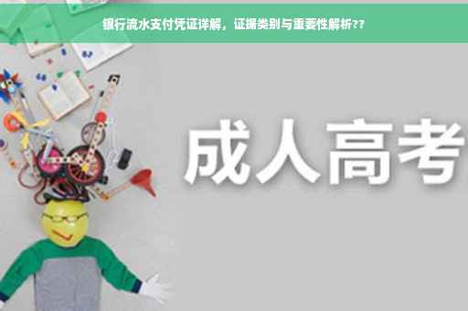 银行流水支付凭证详解，证据类别与重要性解析??
