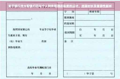 关于银行流水配偶打印与个人财务管理透明度的探讨，流程时长及重要性解析