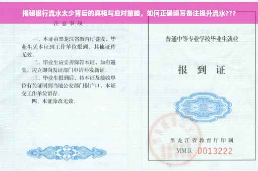 揭秘银行流水太少背后的真相与应对策略，如何正确填写备注提升流水???