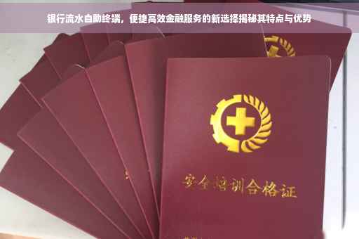 银行流水自助终端，便捷高效金融服务的新选择揭秘其特点与优势
