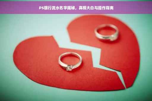 PS银行流水名字揭秘，真相大白与操作指南