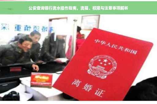 公安查询银行流水操作指南，流程、权限与注意事项解析