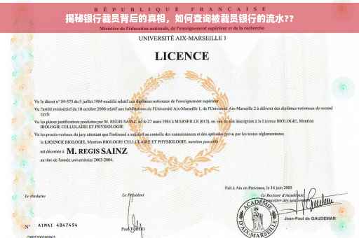 揭秘银行裁员背后的真相，如何查询被裁员银行的流水??