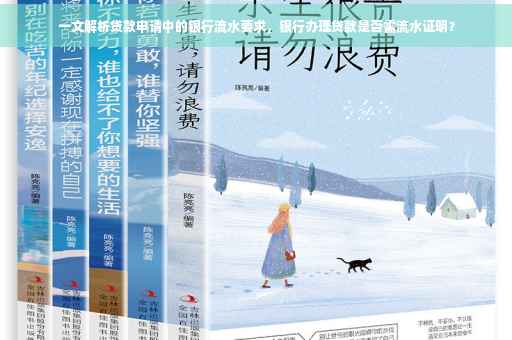 一文解析贷款申请中的银行流水要求，银行办理贷款是否需流水证明？