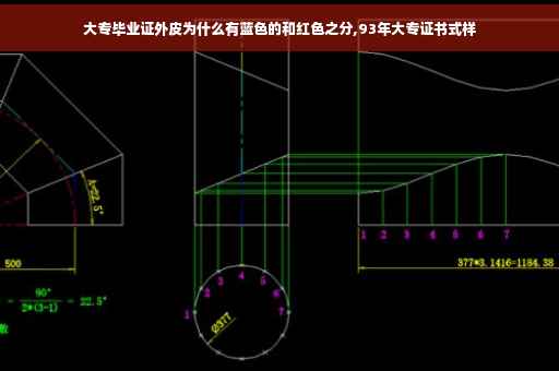 大专毕业证外皮为什么有蓝色的和红色之分,93年大专证书式样