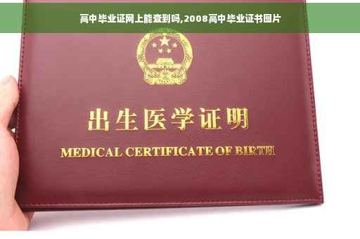 高中毕业证网上能查到吗,2008高中毕业证书图片